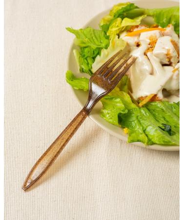 Sustainable Agave Co - Agave Fiber Forks - Plastic-Free Biodegradable Plant-Based - Brown Bulk - 1000 Count - Buy Online on SooperMarket.com