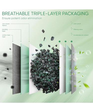 Cleaning Bags & Closet Odor Eliminators | Durable Odor Absorbers with Hooks for Enhanced Indoor Air Purification Shop Now! - Buy Online on SooperMarket.com