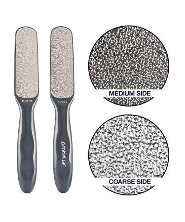 Probelle Double Sided Multidirectional Nickel Foot File Callus Remover - Instantly Reduce Calluses and Corns to Powder, Safe Tool (Dark Grey) - Buy Online on SooperMarket.com