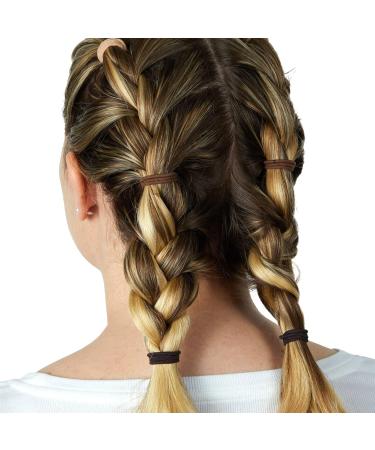240-Pack Elastic Hair Ties - No Metal Ponytail Holders for Men, Women & Girls - Durable Styling Accessories in Neutral Colors - Buy Online on SooperMarket.com