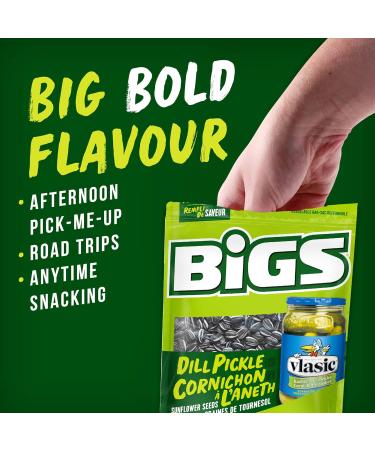 Bigs Sunflower Seeds Dill Pickle Flavour - 8x140g Bags 8 Count & Taco Supreme Flavour Sunflower Seeds 140 grams Sunflower Seeds + Sunflower Seeds 140 grams - Buy Online on SooperMarket.com