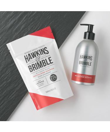Hawkins & Brimble Revitalising Shampoo Refill Pouch 10.1 fl oz - Eco-Friendly Shampoo for Men - Naturally Fragranced & Sustainable - Buy Online on SooperMarket.com