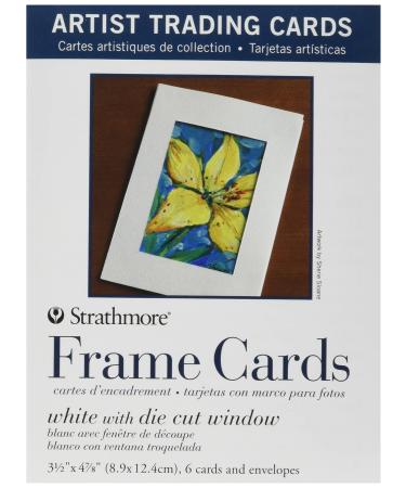 Pro-Art 62105912 Strathmore Artist Trading Card Frame with Envelope, 3-Inch x 5-Inch, 6-Pack