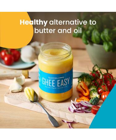 Ghee Easy 1250g Bio Ghee from Grass-Fed Cows - Highly Pure Authentic Ayurvedic Ghee Without Additives - Certified Organic & Biodynamic - Free from Lactose and Gluten - 100% European Plain Ghee 1250g - Buy Online on SooperMarket.com