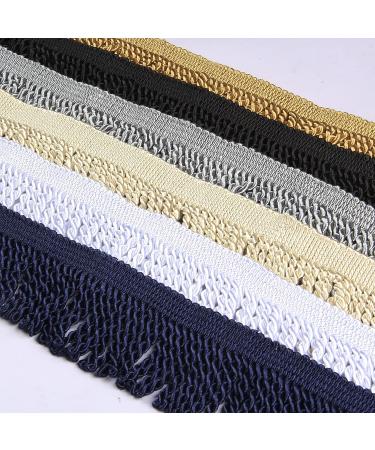 HedongHexi Black Bullion Fringe Trim 5 Yards - 2.5 Inches DIY Fabric Trim for Curtain, Sofa, Clothes - Sewing Decoration - Buy Online on SooperMarket.com