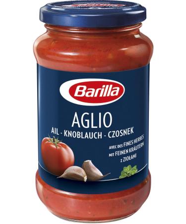 Barilla Pasta Sauce Aglio - Pack of 3 (3 x 400 g) Garlic 400 g (Pack of 3)