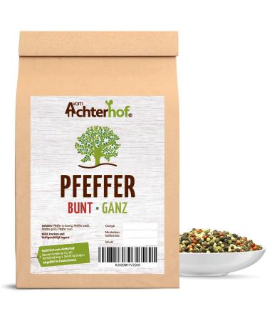 Pepper colored whole (100g) Colorful peppercorns for pepper mill from Achterhof 100 g (1 pack)