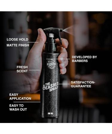Charlemagne Sea Salt Spray - Salt Water Spray for Hair - Made in Germany Developed by Barbers - Sea Salt Spray for Hair Men - Hair Texture/Volume/Beach Waves/Curl - Buy Online on SooperMarket.com