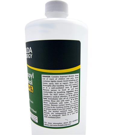 Duda Energy 99.9% Pure Isopropyl Alcohol Industrial Grade IPA Concentrated Rubbing Alcohol 1 Gallon - Pack of 4 (32.12 Fl Oz Each) - Buy Online on SooperMarket.com