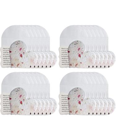 Seed Bloom 24-Piece Handmade Wildflower Seed Paper Gift Set | Recycled Seeded Paper Tags & Cards | Stationery & Gift Wrap Supplies with Hearts Envelope & Planting Guide - Buy Online on SooperMarket.com
