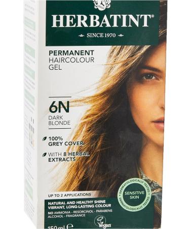 Herbatint 6N Dark Blonde Hair Dye - Natural Permanent Hair Color - Buy Online on SooperMarket.com
