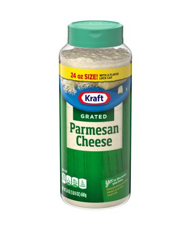 Kraft Parmesan Grated Cheese (24 oz Shaker) 1.5 Pound (Pack of 1)