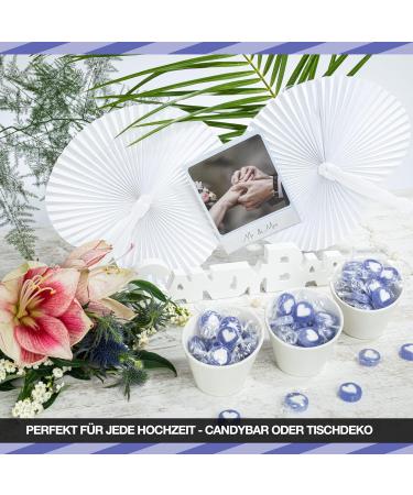 Rocks Heart Sweets Sweet Lilac White as Sweet Table Decoration at Wedding Baptism holy Communion or Valentine s Day (500 GR) with Lilac Heart - Give Love with Hearts - Buy Online on SooperMarket.com