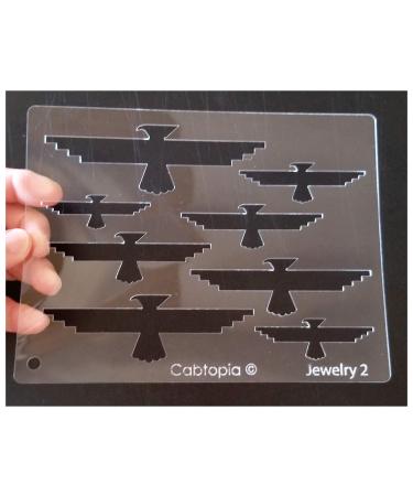 Cabtopia - Jewelry Design Template Stencil Jewelry 2 Thunderbird