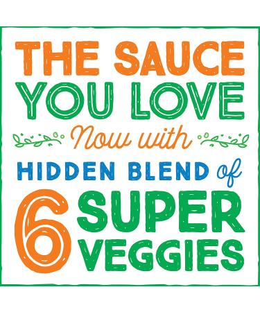 Prego Hidden Super Veggies Traditional Italian Tomato Sauce 24oz Jar - Pack of 6 | Deliciously Healthy Pasta Sauce - Buy Online on SooperMarket.com