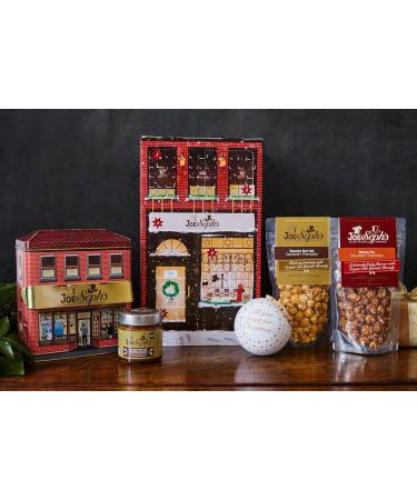 Joe & Seph s Vegan Popcorn Advent Calendar (24 bags) | Festive Treat air-popped popcorn gourmet popcorn festive snacks gifts for men gifts for women gifts for children Vegan Advent Calendar - Buy Online on SooperMarket.com