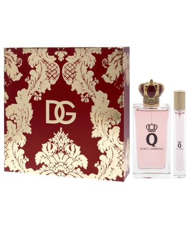 Dolce and Gabbana Q for Women - 2 Pc Gift Set 3.3oz EDP Spray 0.33oz EDP Spray - Buy Online on SooperMarket.com