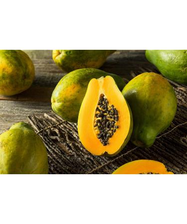 Organic Dried Papaya Spears 16lb - Kosher, Unsulfured, Unsweetened, Vegan | Bulk - Buy Online on SooperMarket.com