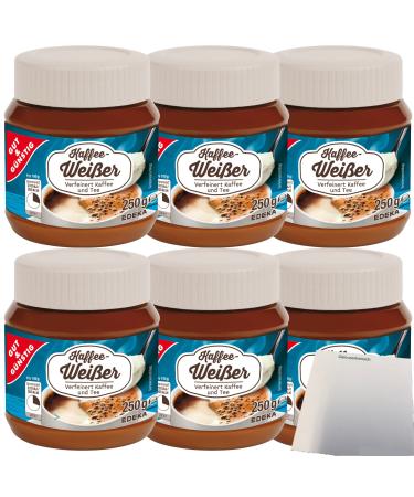 Good & Cheap Coffee Whitener refines coffee and tea 6-pack (6x250g can) + usy Block