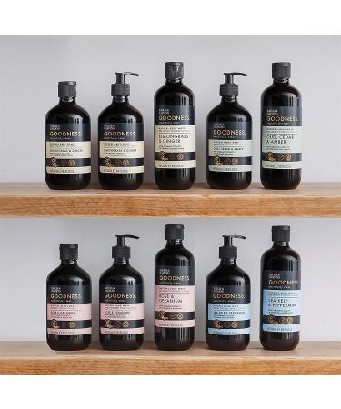 Baylis & Harding Goodness Rose & Geranium Natural Body Wash 500 ml (Pack of 3) - Vegan Friendly 0.33 ml (Pack of 3) Rose & Gernium Body Wash - Buy Online on SooperMarket.com