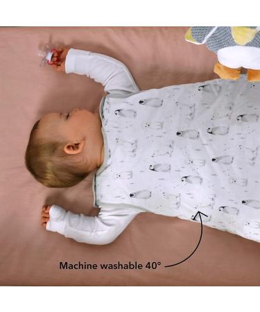 Nuby Penguin Design 2.5 Tog Sleeping Bag | For Babies 6-18 Months | White - Buy Online on SooperMarket.com