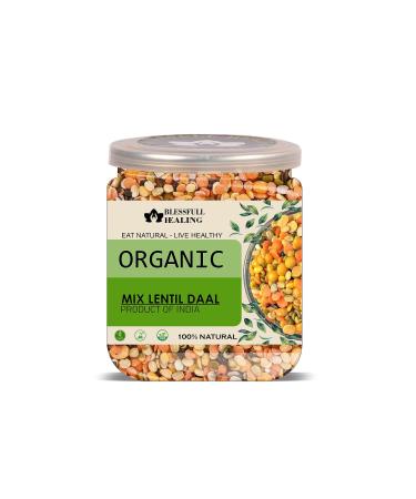 Blessfull Healing Organice Mix Lentil DAL 1 lb (453 Gram)