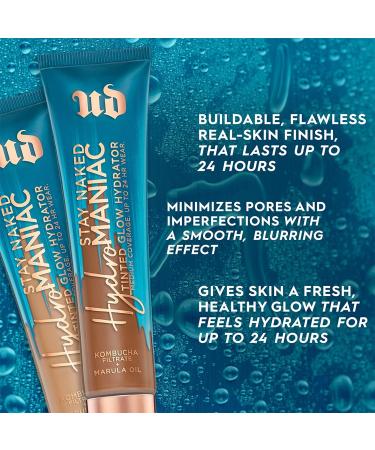 Urban Decay Hydromaniac Tinted Moisturizer - Medium Coverage Foundation - Dewy Skin Finish 40 (Light Medium Warm) - Buy Online on SooperMarket.com