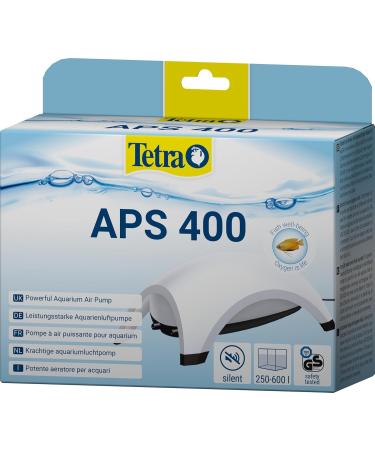 Tetra APS 400 Aquarium Air Pump - Quiet Diaphragm Pump for 250-600 L Aquariums - International Shipping Available - Buy Online on SooperMarket.com