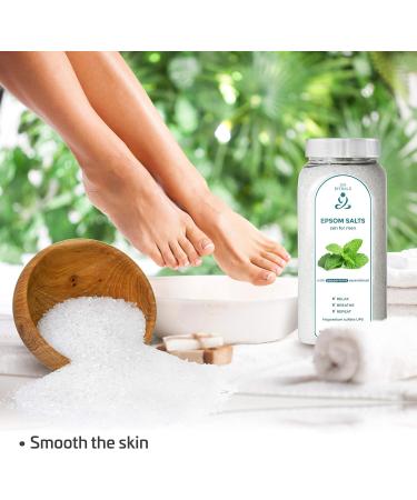 Zen Rituals Epsom Bath Salts - Peppermint Zen for Humans - 1 KG Pure Magnesium Sulfate - International Shipping Available - Buy Online on SooperMarket.com