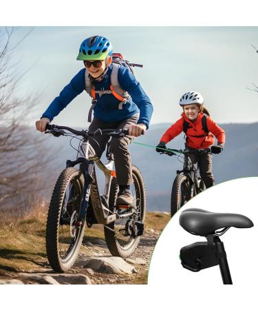 Schappe Rope Bike for Children - 2.5m Retractable Tow Rope System | 500 lbs Capacity | Safe Parent-Child Bike Towing Belt - Buy Online on SooperMarket.com