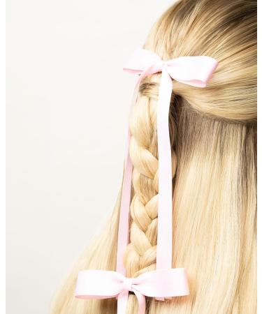 Brushworks Satin Hair Bow Duo Pink - Buy Online on SooperMarket.com