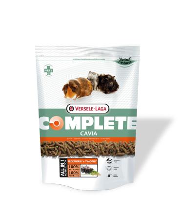 Versele-Laga Complete Cavia All-in-One Nutrition |500 g |Pellets for guinea pigs |Contains Timothy-Heu |Enriched with elderberries and herbs 500 g (1 Pack)