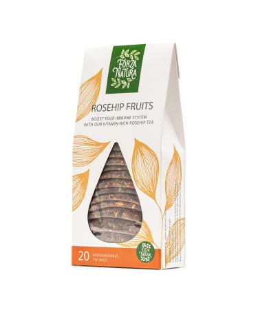 Rosehip Fruits - Herbal Tea Bags - 100% Natural - 20 Bio Bags