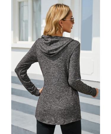 Sosolism Women's Nursing Hoodie Maternity Breastfeeding Top XL Charcoal Grey - Buy Online on SooperMarket.com