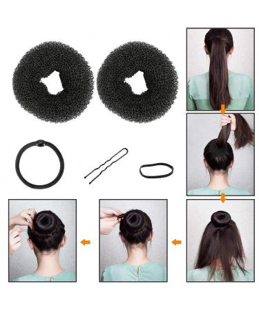 25 PCs Hair Styling Accessories Kit - Braided Clips & Foam Pads for DIY Hairstyles | Hair Tool Set for Girls - Buy Online on SooperMarket.com