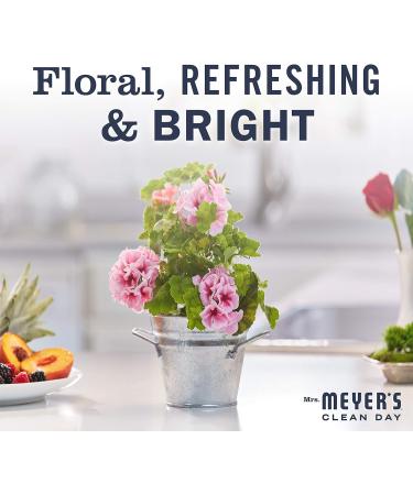 Mrs. Meyer's Geranium Hand Soap Refill, 33 Fl Oz - Pack of 2 | Biodegradable Formula with Essential Oils - Buy Online on SooperMarket.com
