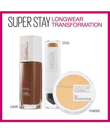 Maybelline Super Stay Full Coverage Powder Foundation - Classic Ivory, 16-Hour Wear - Buy Online on SooperMarket.com