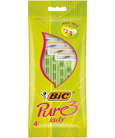 BIC Pure 3 ladies razor 4 packs of 4 each