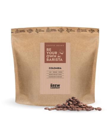 Specialty Colombian Coffee Beans 333g - Small & Resealable Bag to Ensure Freshness | Organic & Fair Trade Whole Bean Coffee Suitable for All Machines | Medium Roasted in Artisan Brewery in Denmark Colombia 333 g (Pack of 1)
