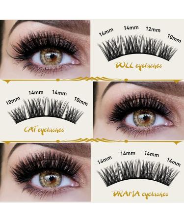 Cluster Lashes C-10mm 72 Clusters B&Q | Mega Volume DIY Eyelash Extensions | Soft Fluffy C D Curl Individual Lash Clusters - Buy Online on SooperMarket.com