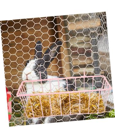 Rabbit Rack Feeder for Cage Holder for Rabbits Pet Feeder Metal Rack Metal Feeder Feeder Hamster Holder Cage Guinea Pig Wrought Iron Ferrets - Buy Online on SooperMarket.com