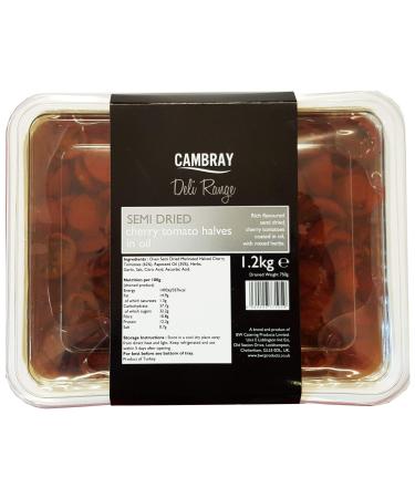 Cambray Semi Dried Cherry Tomato Halves in Oil - 1x1.2kg
