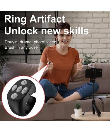 Bluetooth Remote Control Page Turner for iPhone Camera - TikTok Compatible & iOS/Android Devices - Buy Online on SooperMarket.com