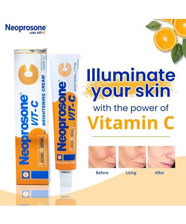 NEOPROSONE Skin Brightening Cream 1.7 Fl oz/50 ml with Vitamin C & Alpha Arbutin - Buy Now for Radiant Skin - Buy Online on SooperMarket.com