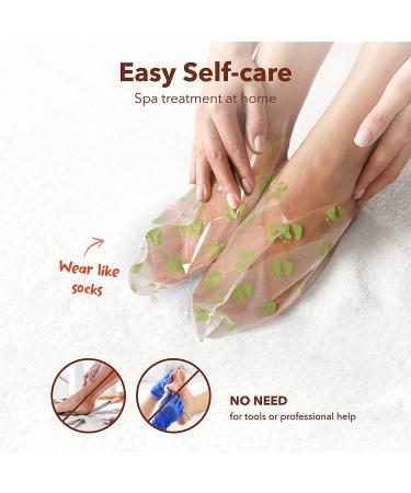 PUREDERM Exfoliating Foot Mask 3 Pack - Vegan Foot Peel for Soft, Cracked Heels with Papaya & Citrus Extracts - Buy Online on SooperMarket.com