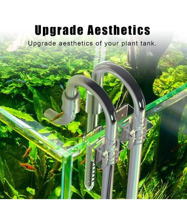 Fzone Stainless Steel Lily Pipe Inlet & Outlet - Perfect for 12/16mm Aquarium Filter Hoses & Plant Tanks - Acrylic Tube Attachment (12mm) - International Shipping - Buy Online on SooperMarket.com