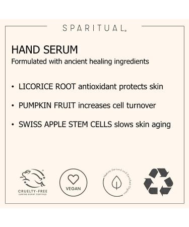 SPARITUAL Citrus Cardamom Vegan Hand Serum - 1oz - Buy Online on SooperMarket.com