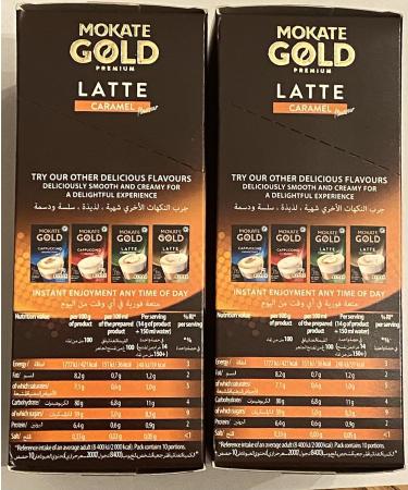 Mokate Gold Premium Latte Caramel Flavour with Caramel in Powder *2x boxes 10x sachets* - Buy Online on SooperMarket.com
