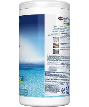 Clorox Scentiva Cleaning Wipes | Pacific Breeze & Coconut Scent | 75 Count - Buy Online on SooperMarket.com