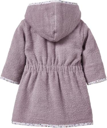 Vertbaudet Girls Baby Bathrobe 'Flower Magic' Oeko-Tex 86 Violet - Soft Stylish & Eco-Friendly | International Shipping Available - Buy Online on SooperMarket.com